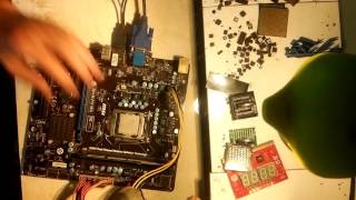 Sửa main h61 nháy reset và clock theo nhịp