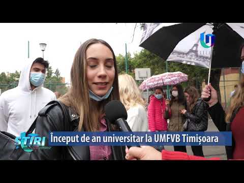 TeleU: Început de an universitar la UMFVB Timișoara