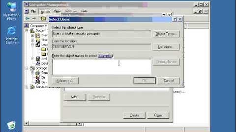 How to add/remove Local User and Group Management