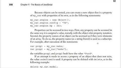 JavaScript--Object Creation and Modification