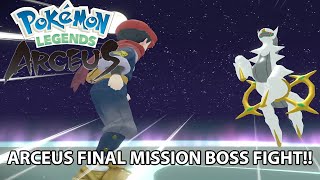 Arceus Final Mission Boss Fight for Pokemon Legends Arceus