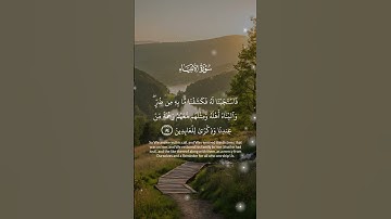 وَأَيّوبَ إِذ نادى رَبَّهُ أَنّي مَسَّنِيَ الضُّرُّ وَأَنتَ أَرحَمُ|سورة الأنبياء|القارئ هيثم الدخين