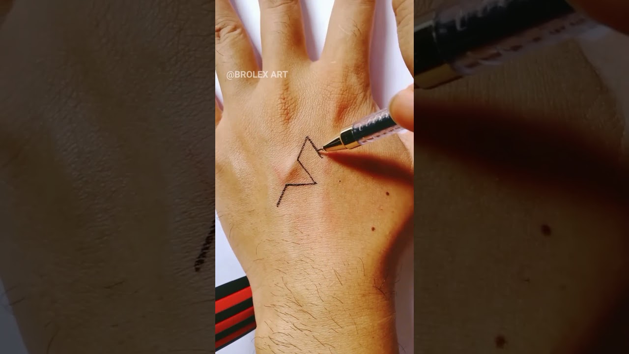 Simple DIY Tattoo With Pen