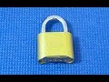 (Picking 120) How to open a MasterLock 175D if you've lost your combination