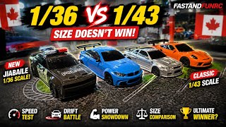 All-New Jiabaile 1/36 vs 1/43 RC Cars β Does Bigger Really Mean Better