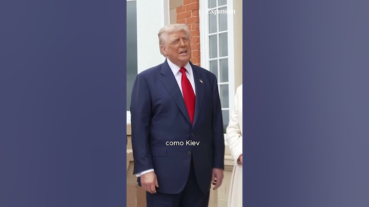 Trump dice que está "muy decepcionado" con Putin por Ucrania