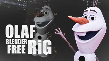 Blender Frozen Olaf Rig [Free Download]