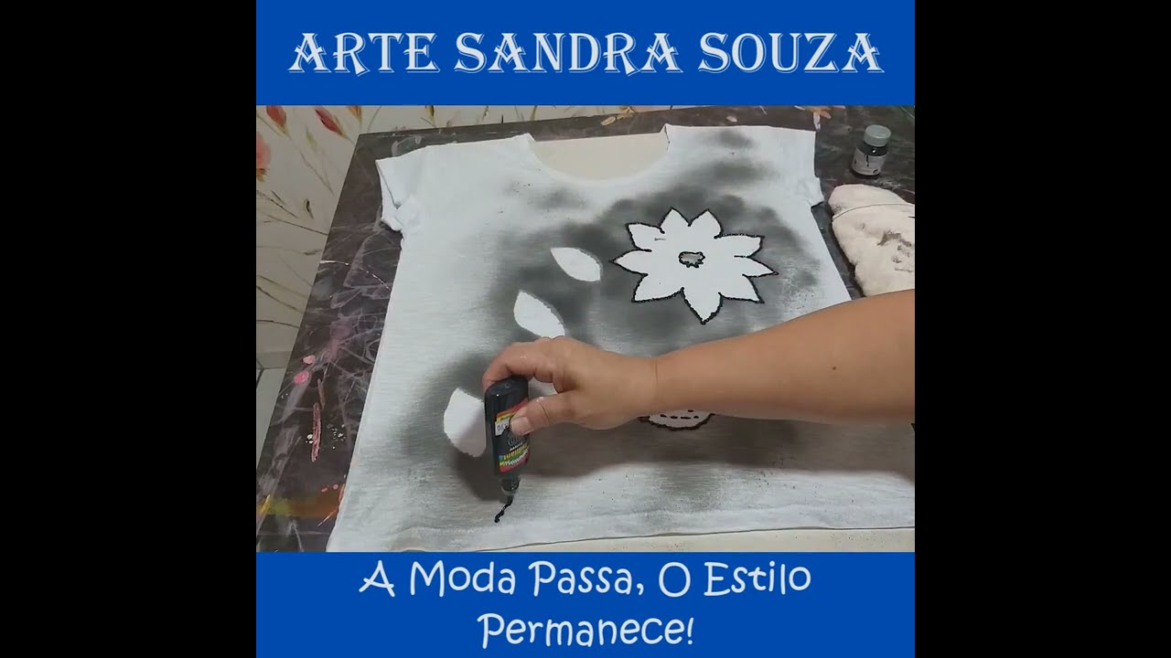 Você já pintou usando folhas de árvores para criar um efeito??