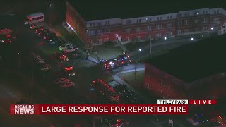 Emergency crews respond to fire at senior living facility in Tinley Park