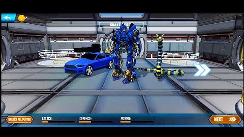 Anaconda Robot Car Transform: War Robot Games" Android Gameplay