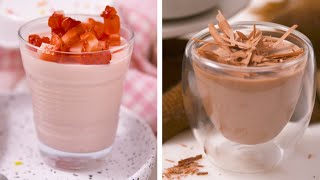 4-Ingredient Strawberry vs. Chocolate Mousse