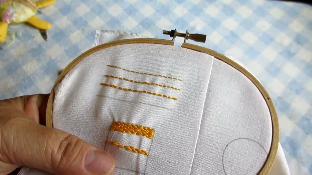 Bordado Puntada Pespunte