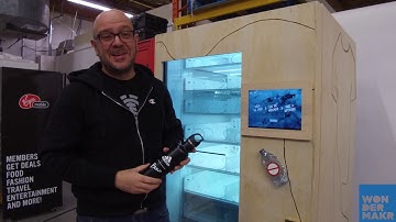 Custom Video & Button Vending Machine Demo | wM2500
