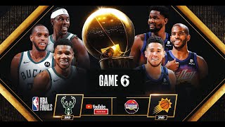 Phoenix Suns vs Milwaukee Bucks Game 6 Full Last 5 Minutes 4th Quarter | 2021 NBA Playoffs Finals |