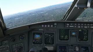 CRJ 700 RNAV Approach and Landing into LGA/KLGA Msfs2020 Ultra Settings