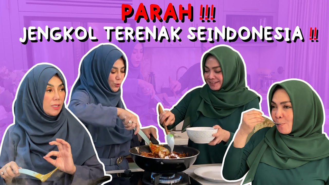 MAMA RIETA DAN MAMA AMY PINJEM DAPUR BUMIL GIGI BUAT MASAK JENGKOL TERENAK !!