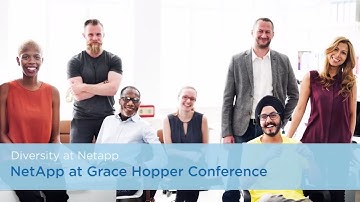 Diversity at NetApp: Grace Hopper 2017