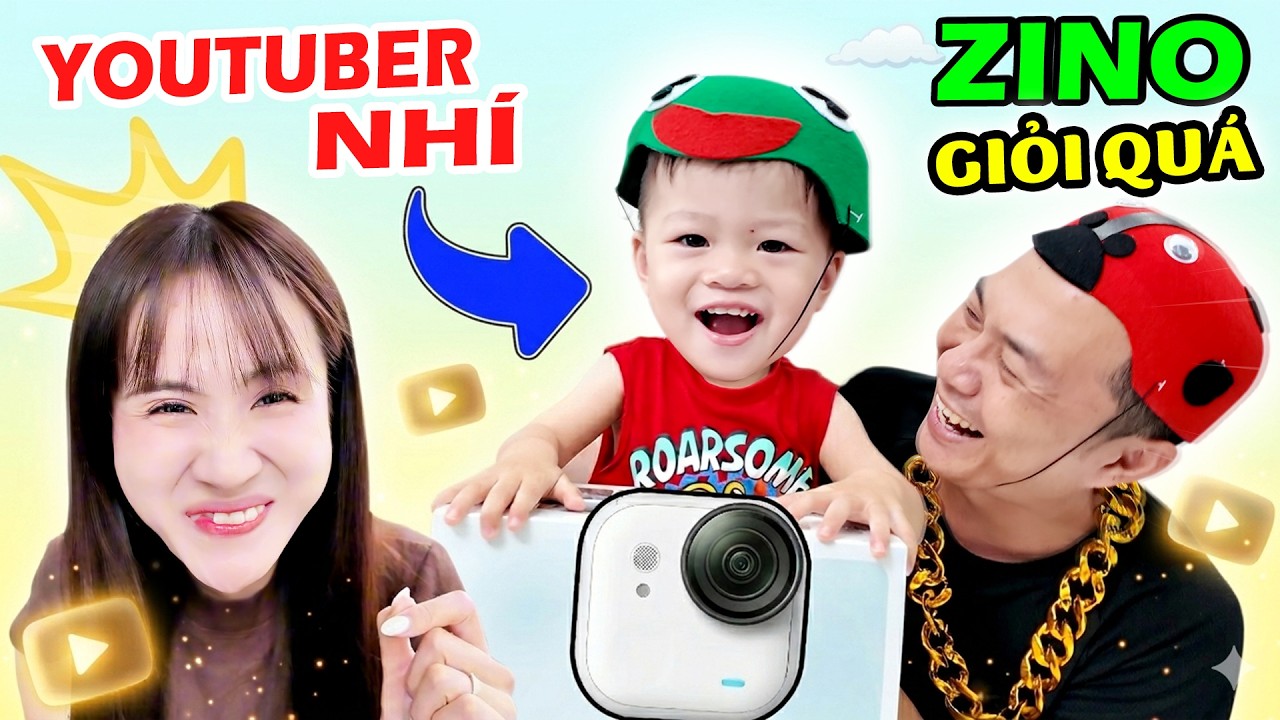 MUA MÁY QUAY MỚI CHO ZINO LÀM YOUTUBE - VÊ VÊ CHANNEL