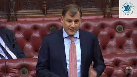 Lord Kestenbaum speaking in House of Lords during ...