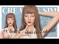 create a sim with me (full cc list &amp; sim download) | the sims 4