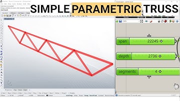 Tutorial: Simple Parametric Truss with grasshopper for Structural Engineers