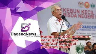 Hampir 74,000 pekebun kecil getah terima manfaat pelbagai program Risda