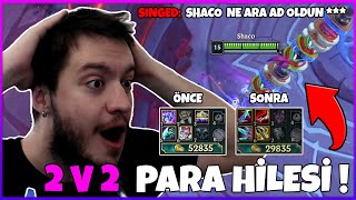 Lol 2V2 Oyun Modunda Para Hi̇lesi̇ 6 Mi̇ti̇k Eşya Hem Ap Shaco Hem Ad Shaco