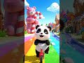 “Welcome to the sweetest candy adventure ever 🍭✨”#CuteCartoon #BabyPanda
