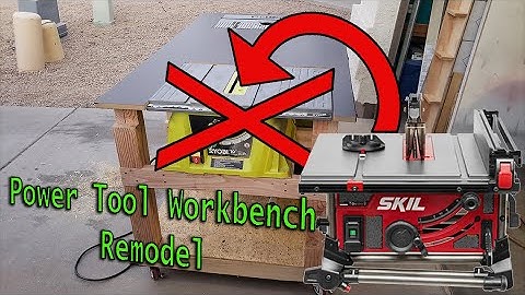 Power Tool Workbench Remodel