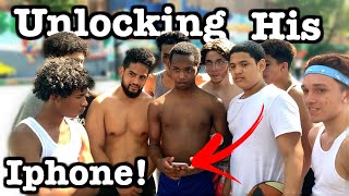 Unlocking Strangers Iphone Magic Trick New Street Magic Tricks