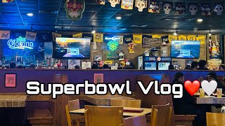 Superbowl Vlog ( this really had to happen while watching the game 🤦‍♀️)