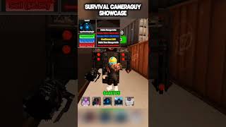Survival Cameraguy Showcase In BTTD #toilettowerdefense #towerdefense #robloxshorts #roblox #ttd