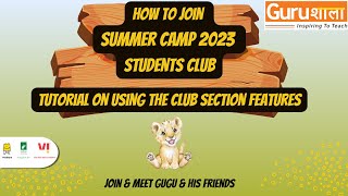 How To Join Summer Camp Club 2023 tutorial