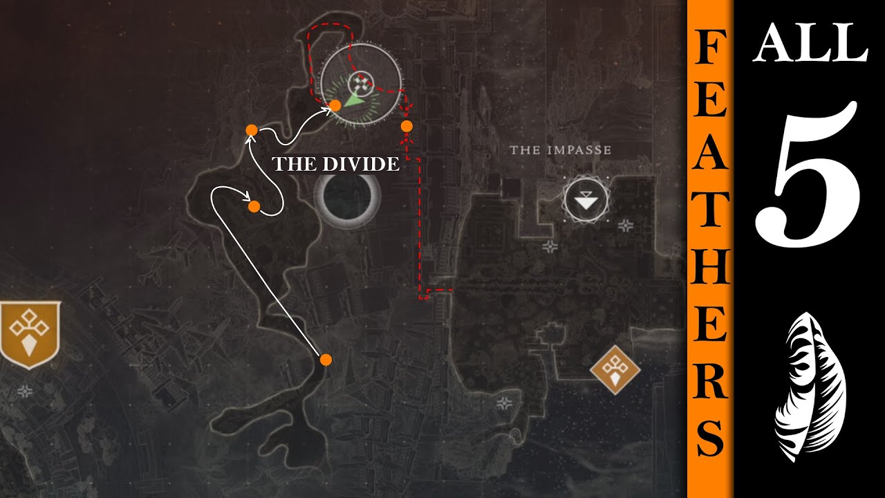 All 5 Feathers in The Divide - Destiny 2 Final Shape
