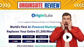 OriginSuite Review &amp; Demo - Funnel Builder, Email Writer, Webinar Tool &amp; More