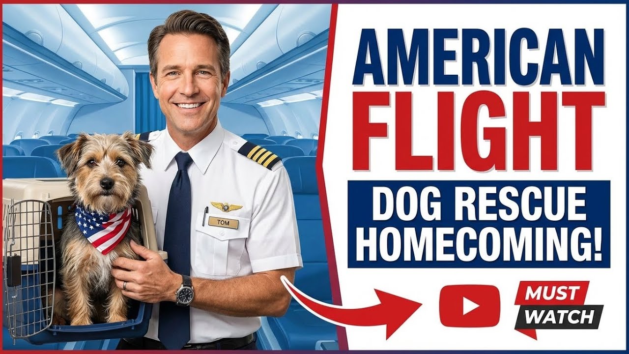 "American Flight" dog rescue Tom || animals rescue 