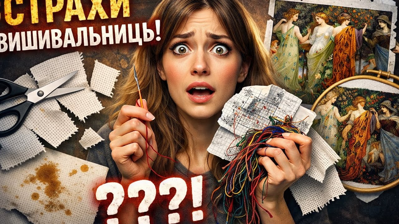#45Страхи вишивальниць !Чого ми боїмось ?! А ,які страхи вже подолали!!!@_Amadeus_ @lyudmila-lapina 