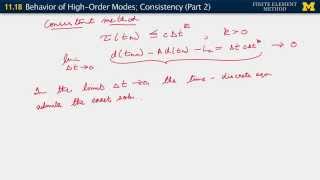11.18. Behavior of Higher-Order Modes; consistency (Part 2)