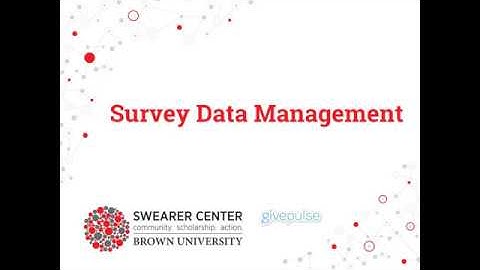 BrownEngage Survey Data Walkthrough