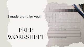 Pencil Pressure and Values practice worksheet
