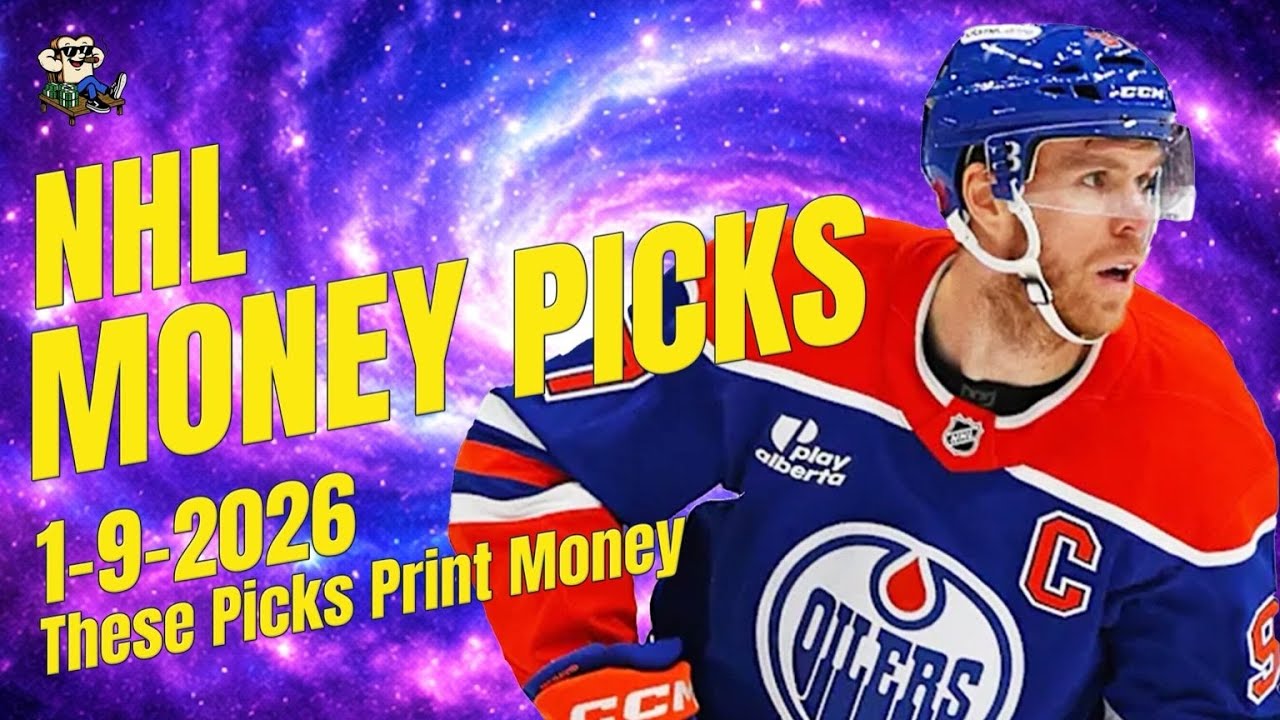 NHL MONEY PICKS for 1-9-2026 – These Picks Print Money