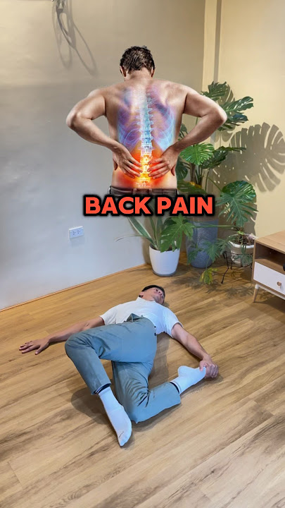 BACK PAIN STRETCH! FAST RELIEF 🔥🔥🔥#shortsfeed #amazing #trending