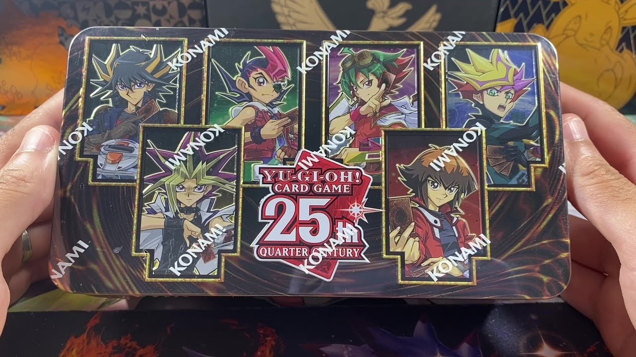 YuGiOh Dueling Heroes 25th Anniversary Tin – Presale 9/8/23, Factory Sealed