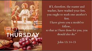 Celebration of Mass: Holy Thursday