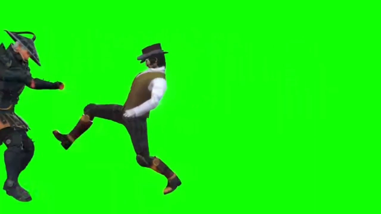green screen fight