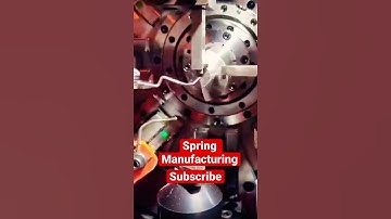Spring Manufacturing by CNC #spring #cnc #shorts #viralvideo #trending