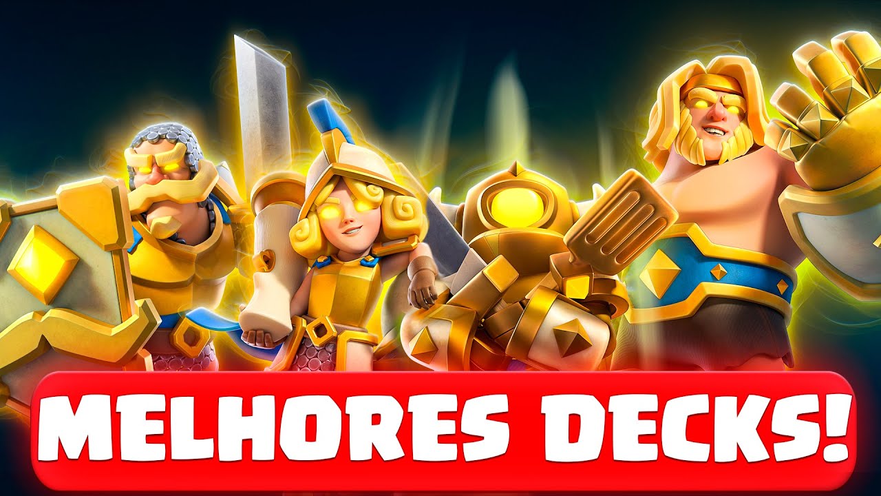 TOP 10 DECKS de HERÓIS QUE ESTÃO DOMINANDO o Clash Royale!