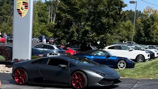 CRAZY EXITS From CARS AND COFFEE [New Country Porsche Clifton Park]