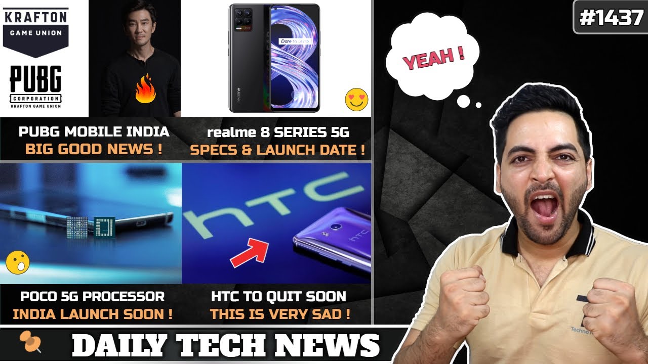 PUBG Mobile India Good News😍,PUBG New State,realms 8 5G Specs,POCO 5G Processor,Pixel 5A Cancelled