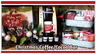 Christmas Coffee & Cocoa Bar | Winter Coffee/Beverage Bar Collab | Vlogmas 2019